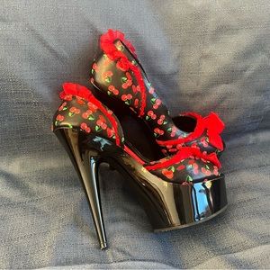 Pleasers Patent Leather D’orsday Platform Heels